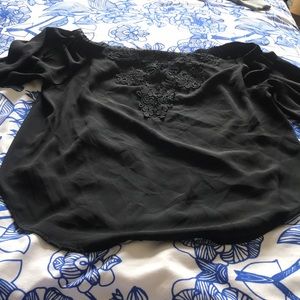 Off-the-shoulder Express top